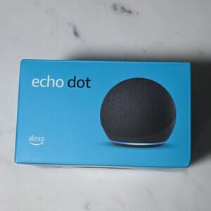 Amazon Echo Dot (4th Gen) Smart Speaker w/ Alexa – Black (Open Box)